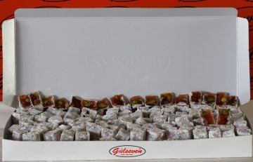 Çifte Kavrulmuş Antep Fıstıklı Lokum 1000Gr