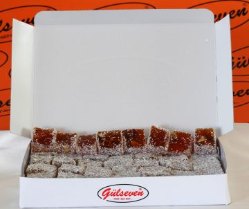 Hindistan Cevizli Kabaklı Lokum 500Gr