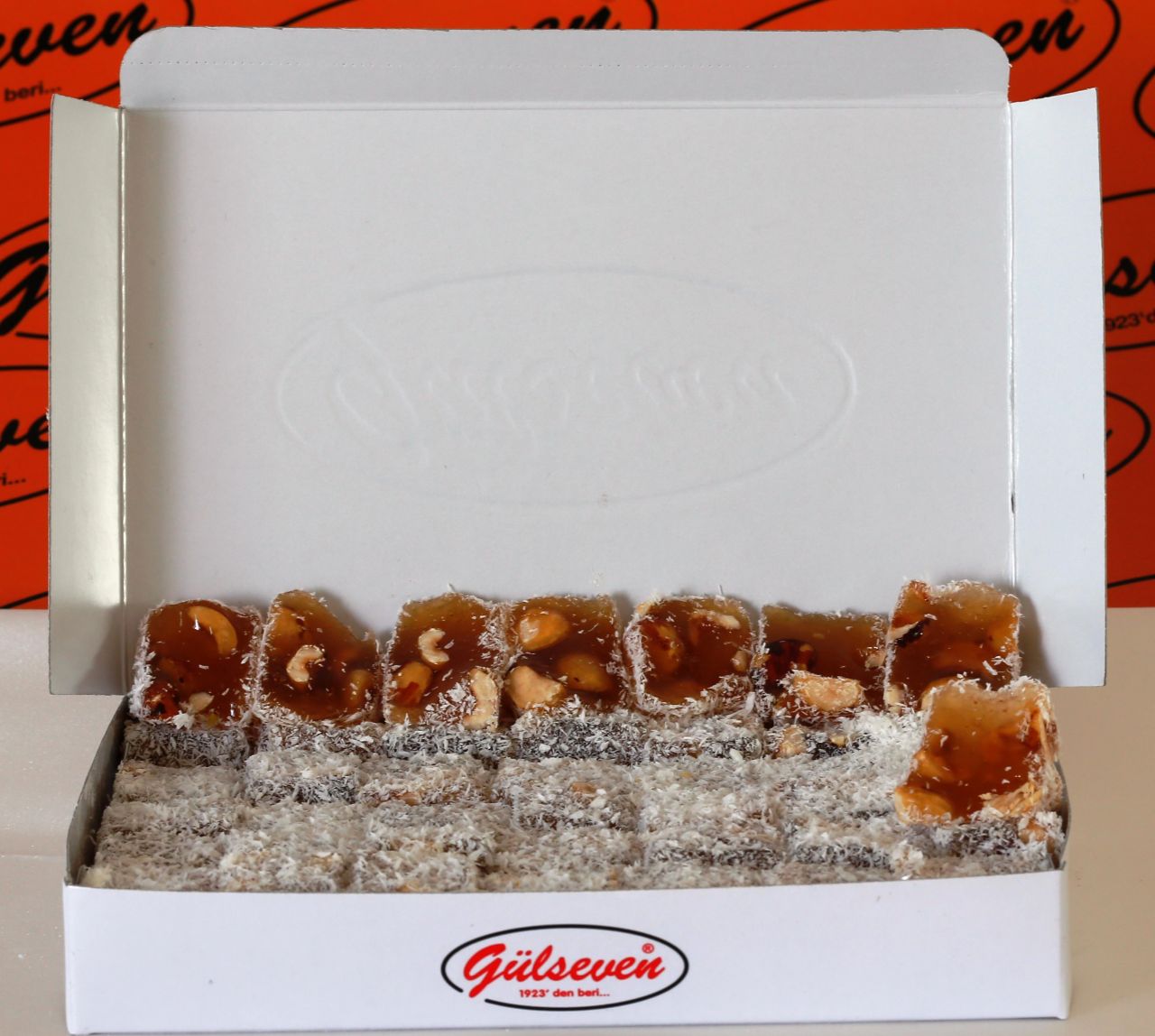 Hindistan Cevizli Fındıklı Lokum 500Gr