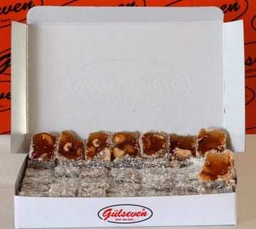 Hindistan Cevizli Fındıklı Lokum 500Gr