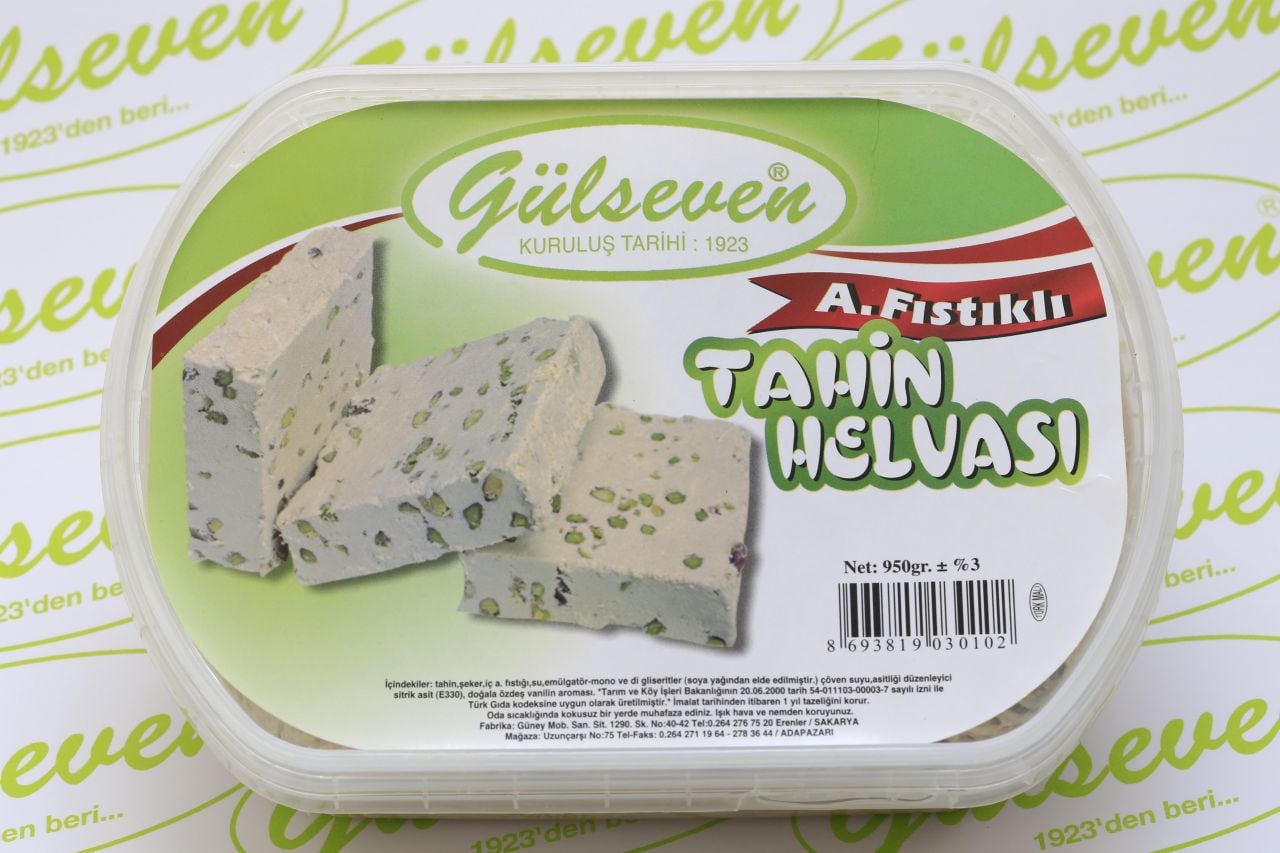 Antep Fıstıklı Tahin Helvası 950Gr